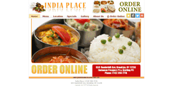 Desktop Screenshot of indiaplacebrooklyn.com